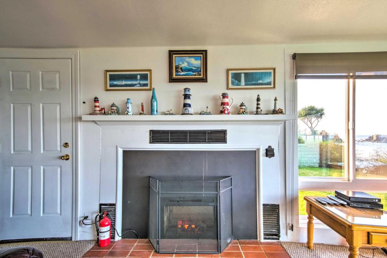 Cliffside Lighthouse Beach Home With Ocean View Coos Bay Exterior foto